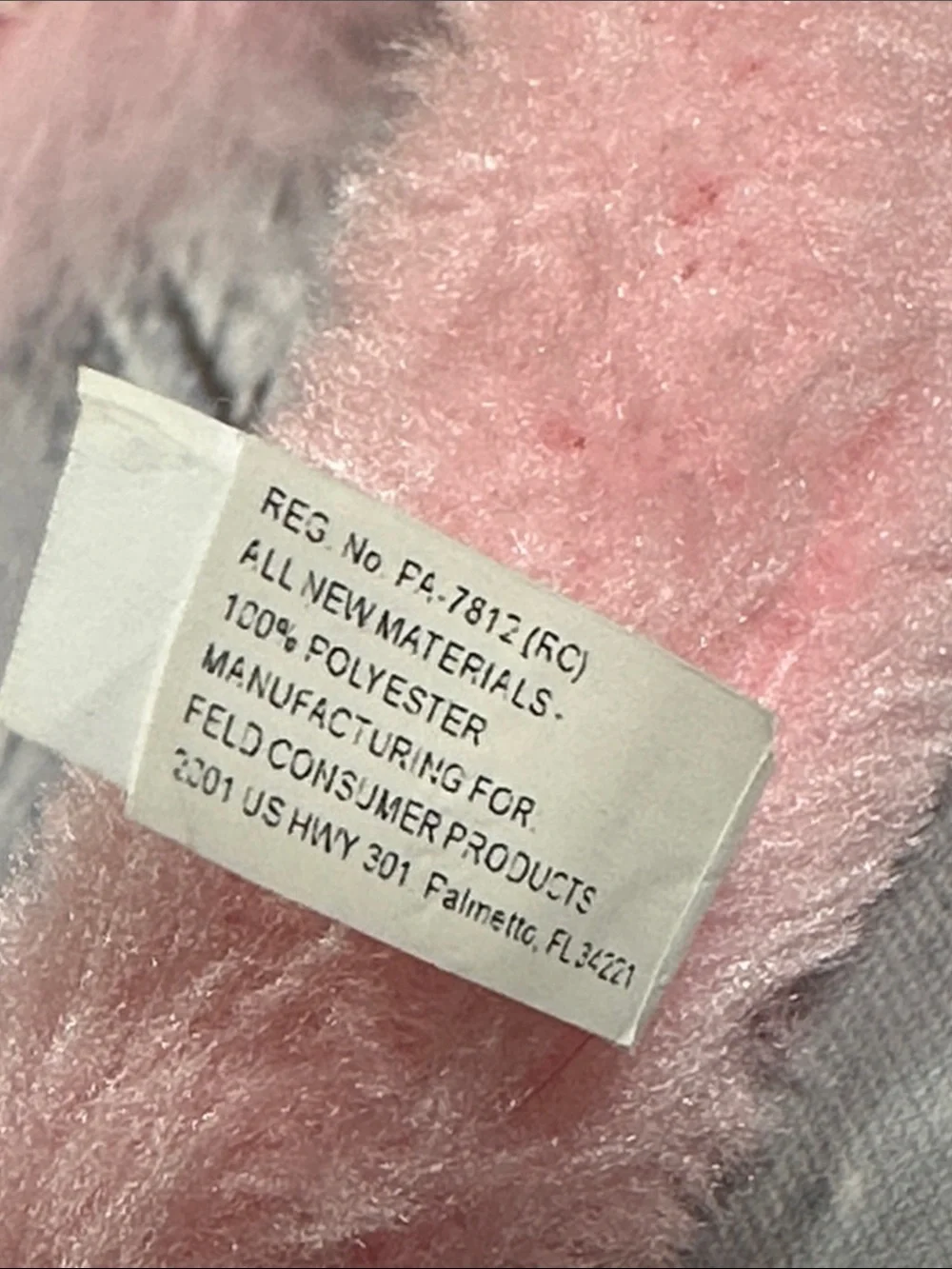 Ringling Bros Barnum Bailey Circus Pink Plush Unicorn Headband Flashes Lights